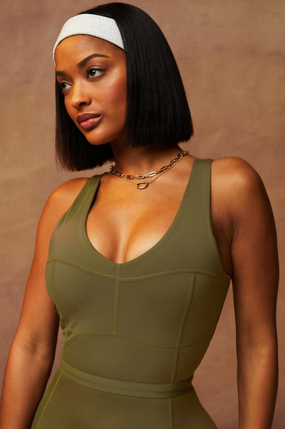 Fabletics off sales the shoulder jumpsuit