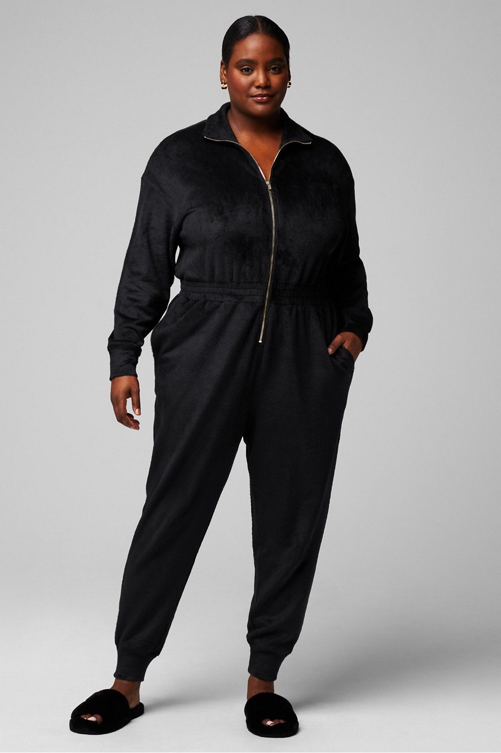 Cozy Cord Zip Onesie