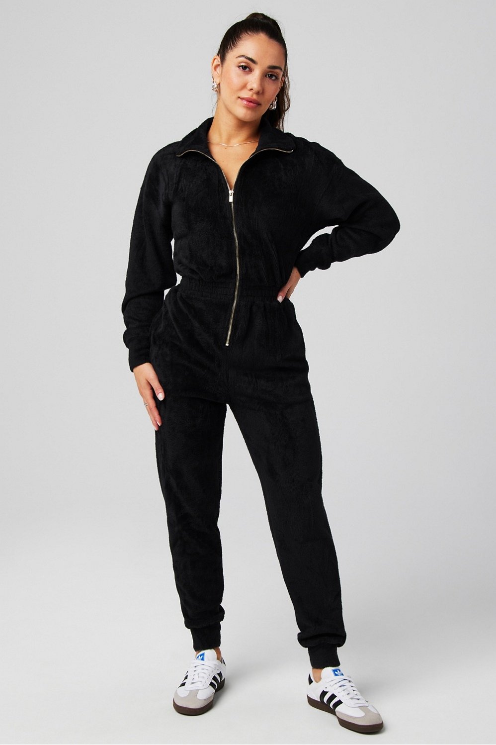 Cozy Cord Zip Onesie