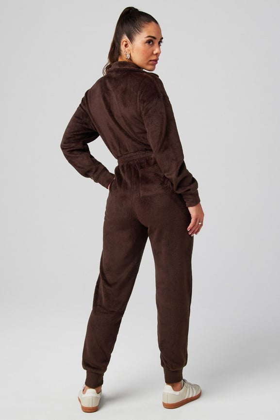 Fabletics off shoulder jumpsuit on sale