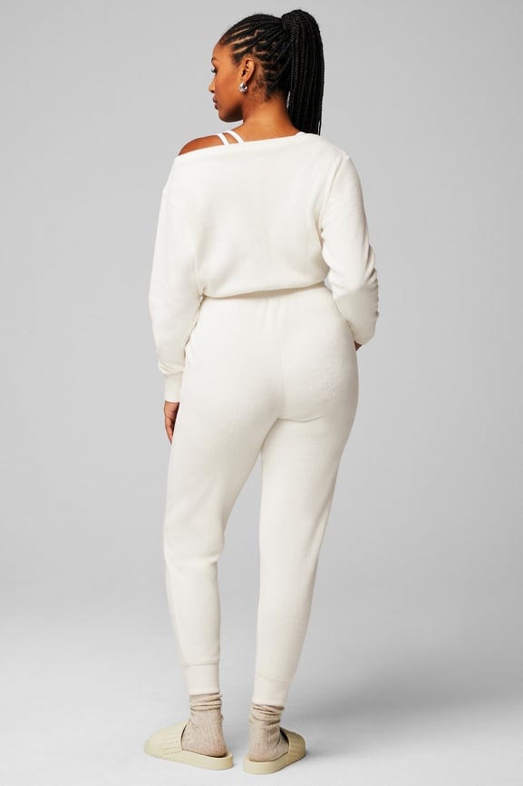 Fabletics off sale shoulder jumpsuit