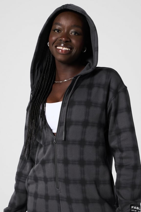 Cozy Fleece Hooded Onesie