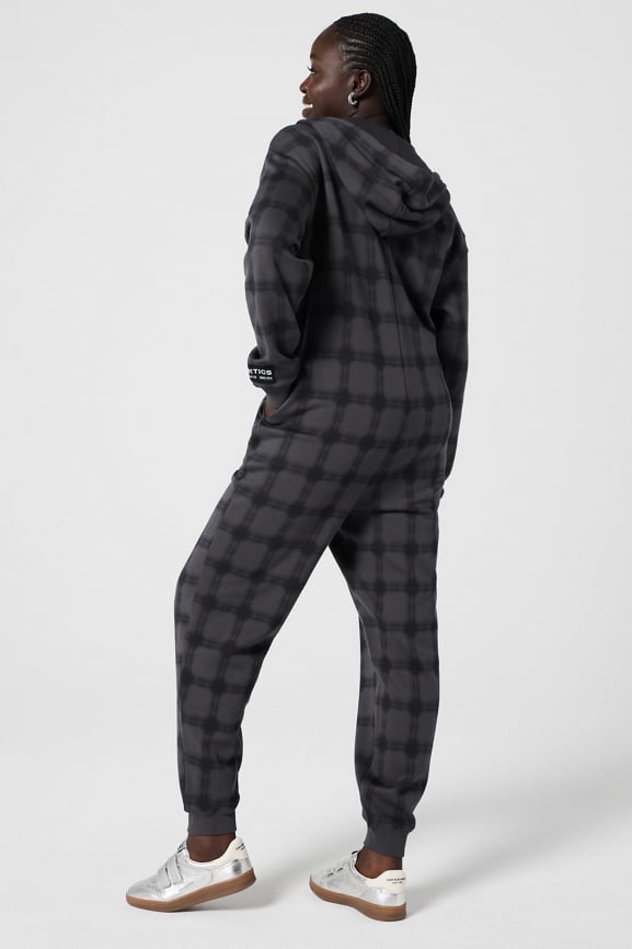 Cozy Fleece Hooded Onesie