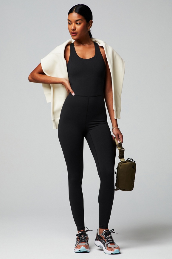 Fabletics black jumpsuit on sale