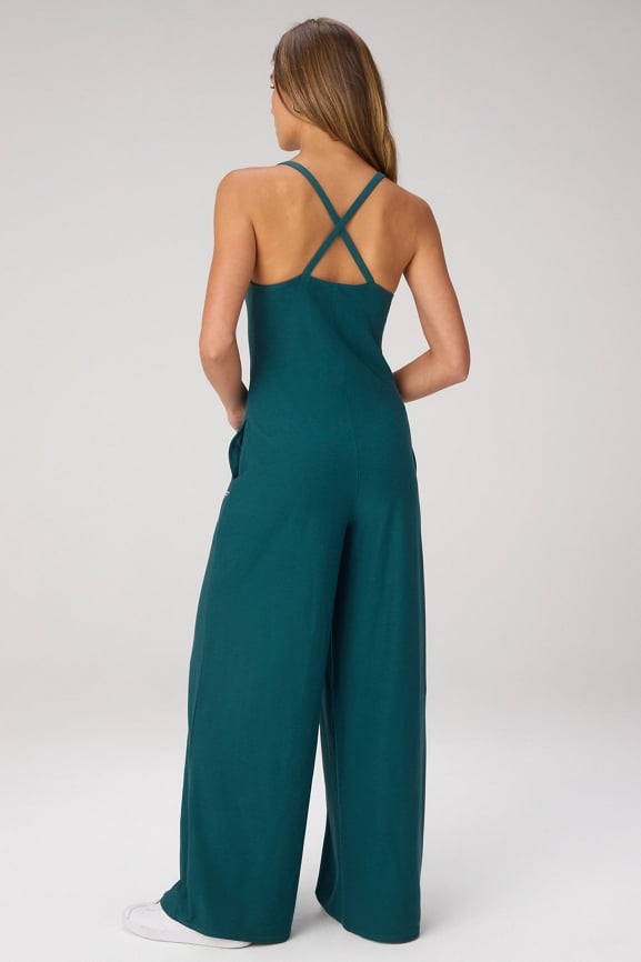 Cloud Jersey Wide Leg Onesie