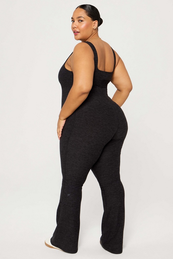 HeatherFlex Kick Flare Jumpsuit