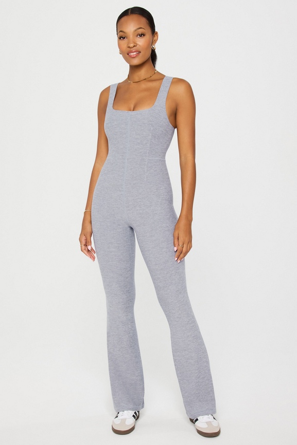 Heatherflex Kick Flare Jumpsuit
