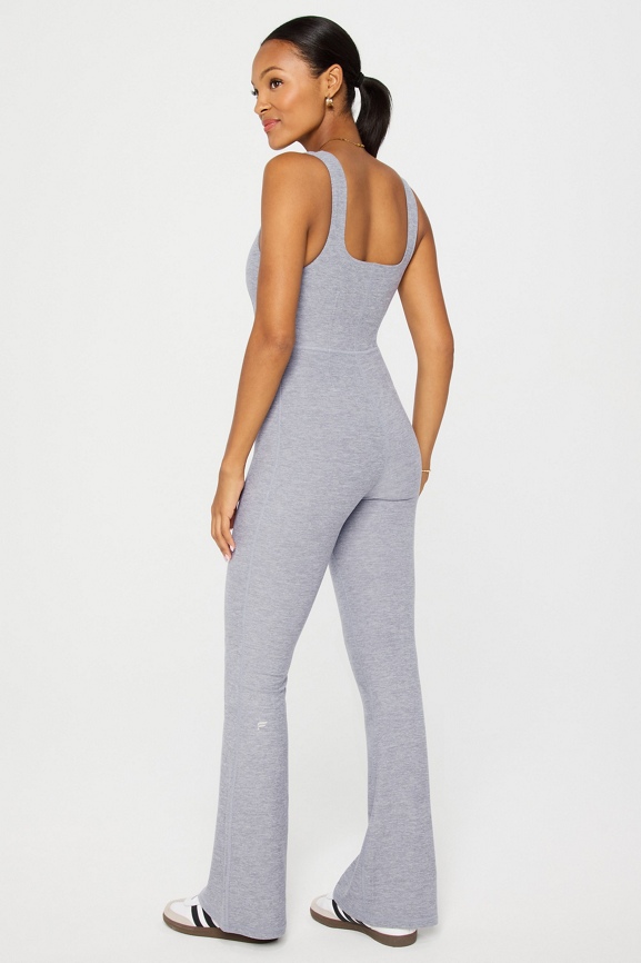 Heatherflex Kick Flare Jumpsuit