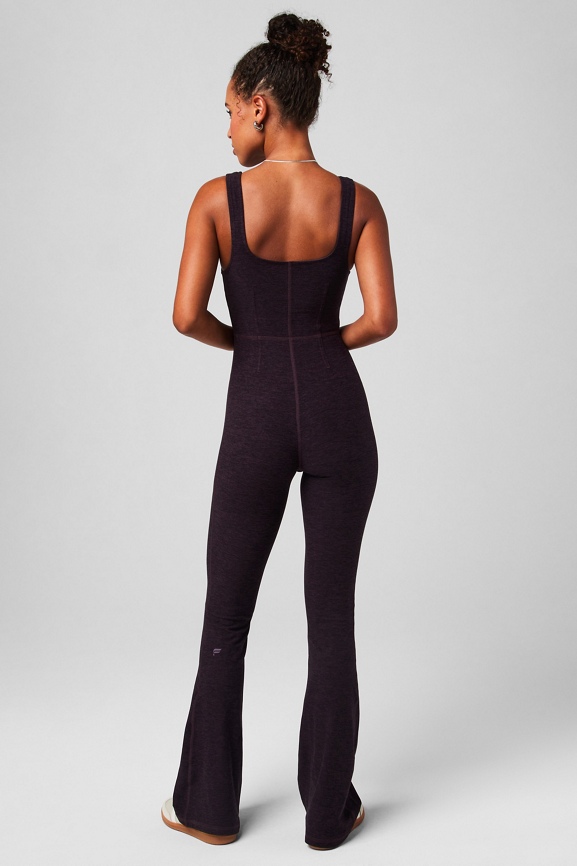 Heatherflex Kick Flare Jumpsuit