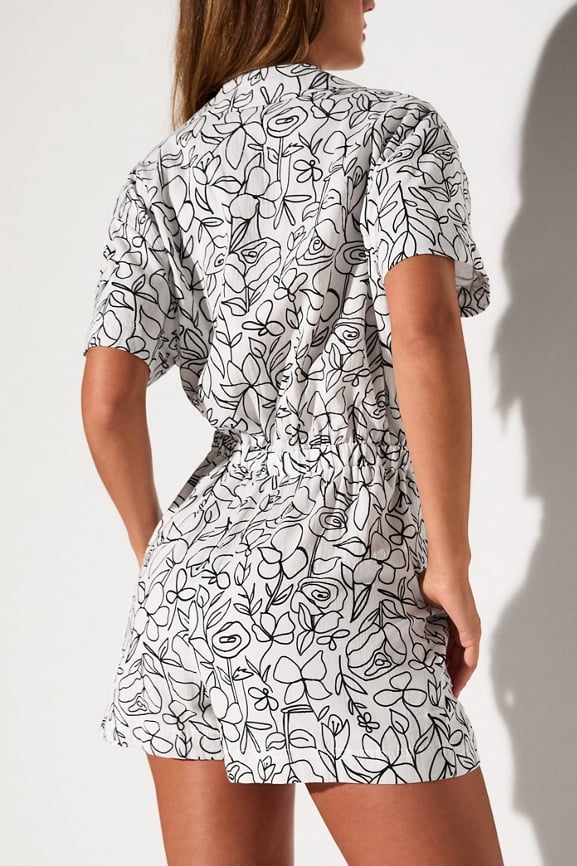Cotton Voile Short Onesie
