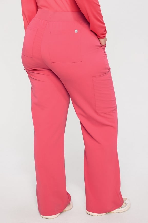High-Rise Wide Leg Scrub Pant