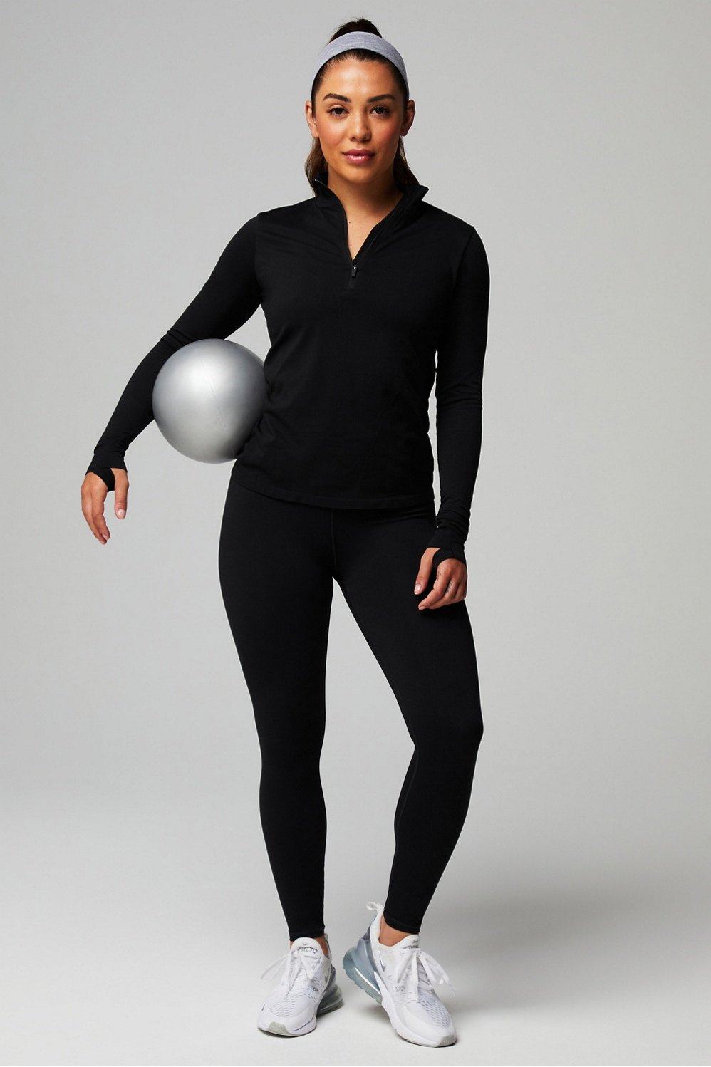Fabletics Powerhold Leggings Women's Small Black White Graphic Mid-Rise  Mesh : r/gym_apparel_for_women