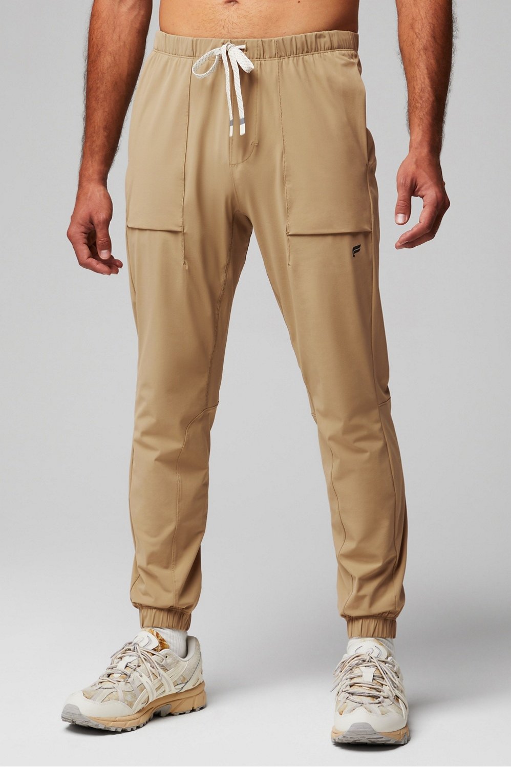 ◆2000Archives◆ RAPHAEL NYLON JOGGER KHAKI 2A25D2PT05WH Levi's Chino Jogger Beige Tapered Leg Elastic Ankle Cuffs