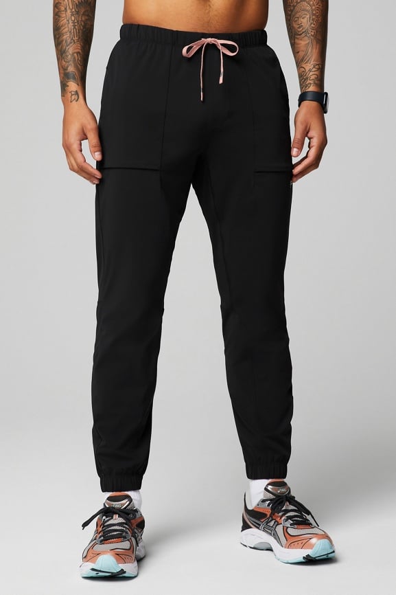 NWOT - Fabletics Men's Black The Takeover Pant, Size XS