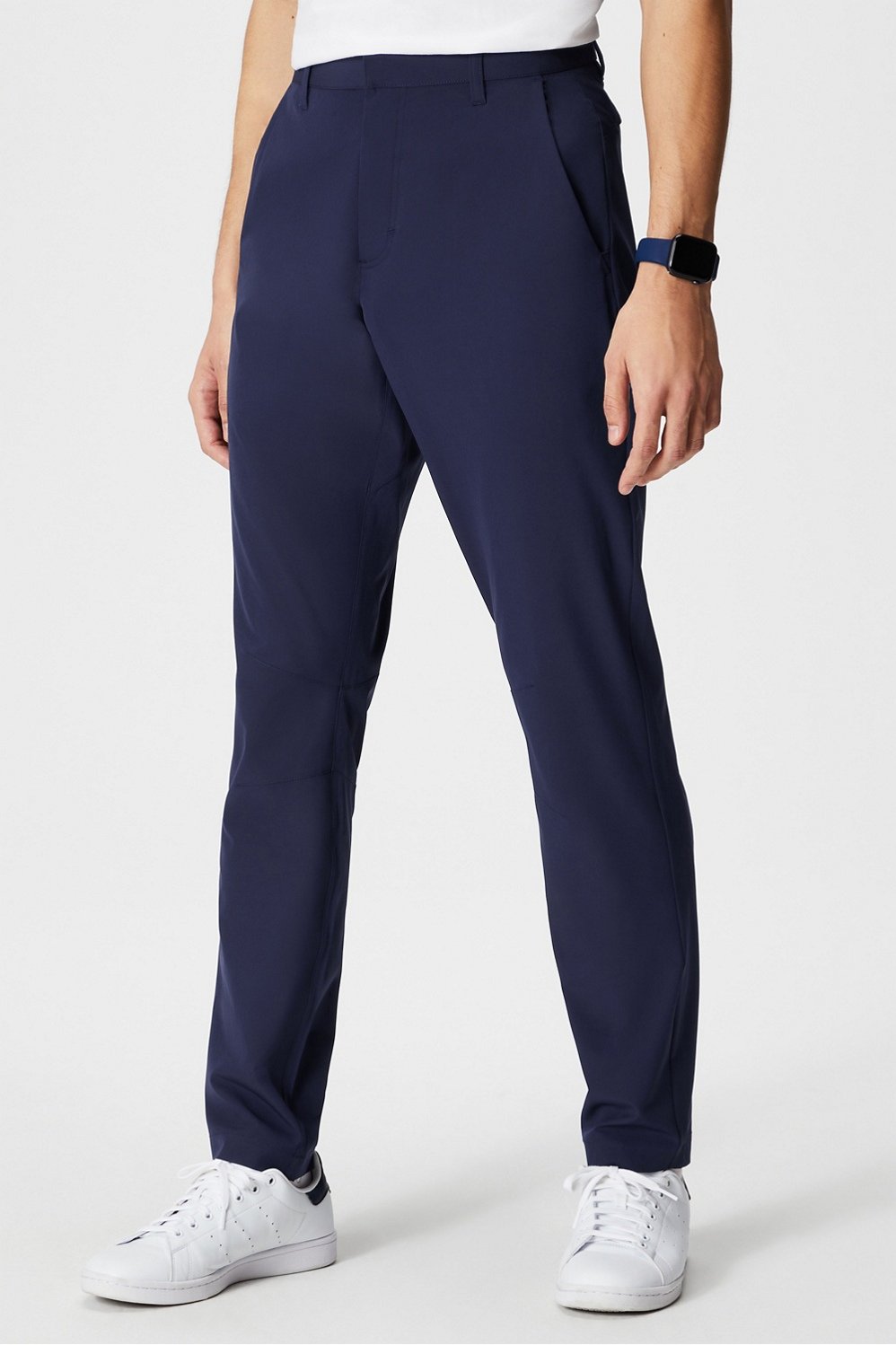 Fabletics Men's Pants The Only Pant Med Stretchy Water-Resistant Merlot Ret  $89