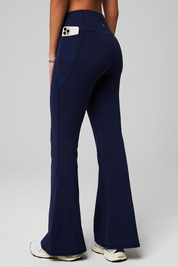 PureLuxe High-Waisted Crossover Flare