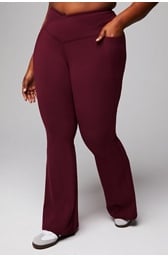 PureLuxe High-Waisted Crossover Flare