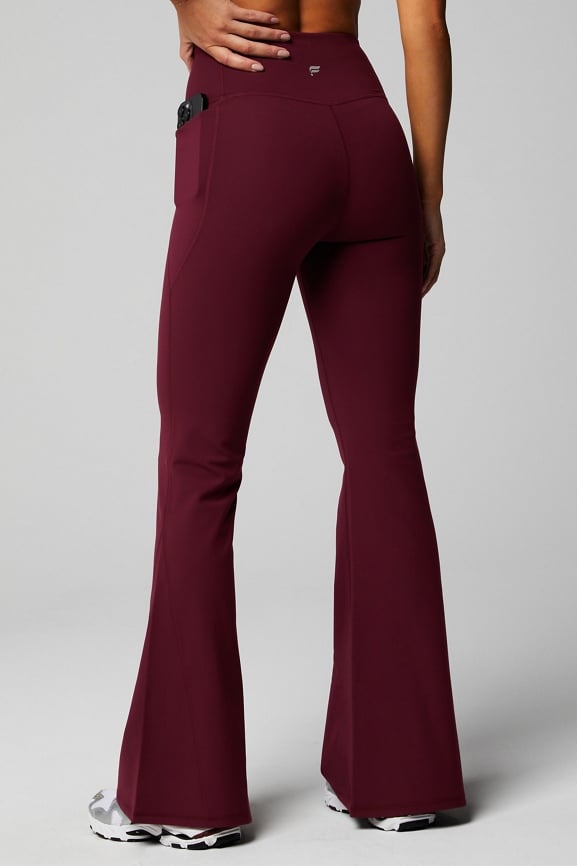 Fabletics NWT Crushed Velour Crossover Leggings Strawberry Red Womens Size  Small - $22 New With Tags - From Amanda