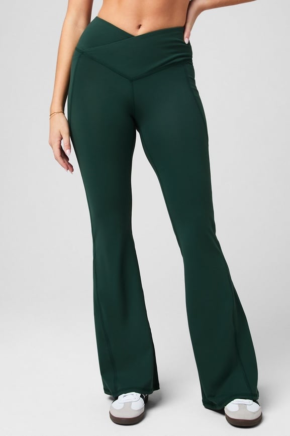 Pantalón acampanado de cintura alta PureLuxe Crossover