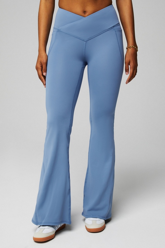 PureLuxe High-Waisted Crossover Flare - Fabletics