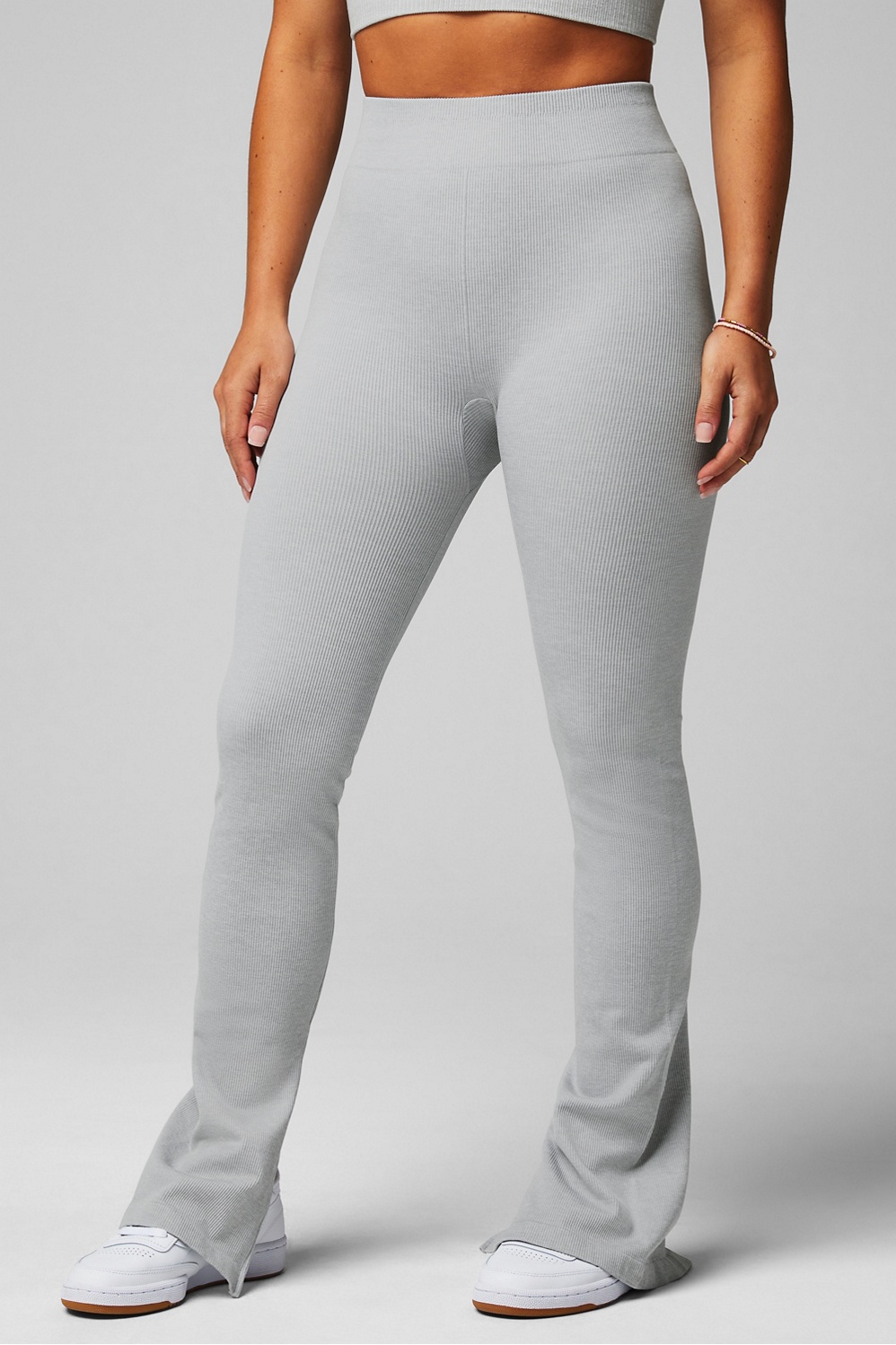 Seamless High-Waisted Slit Pant