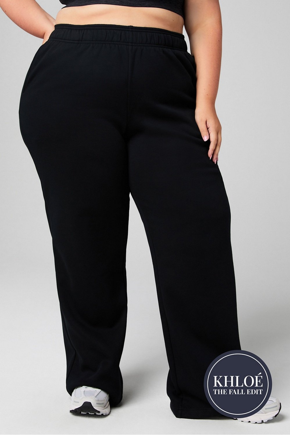 Cozy Fleece Wide Leg Sweatpant