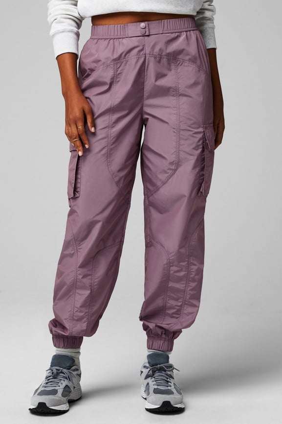 Women's Joggers with Pockets Lightweight Athletic Sweatpants - Mauve / XS