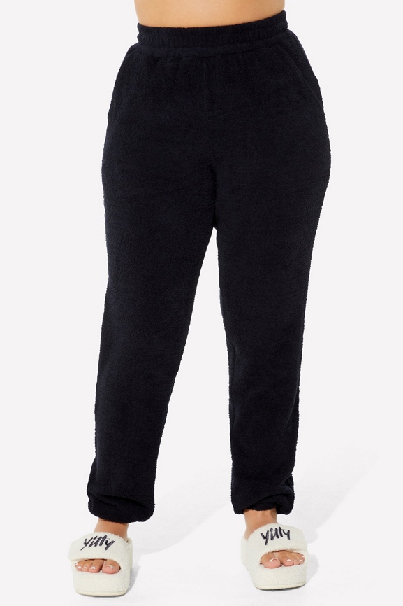 Yitty by Fabletics Pet Me Jogger Women's M Black Pockets Lounge Wear New