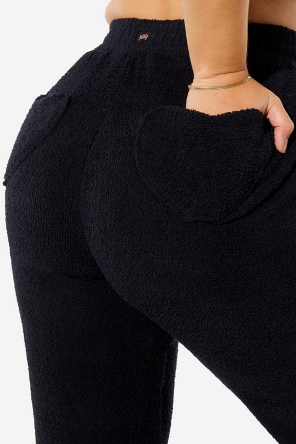 Yitty by Fabletics Pet Me Jogger Women's M Black Pockets Lounge Wear New