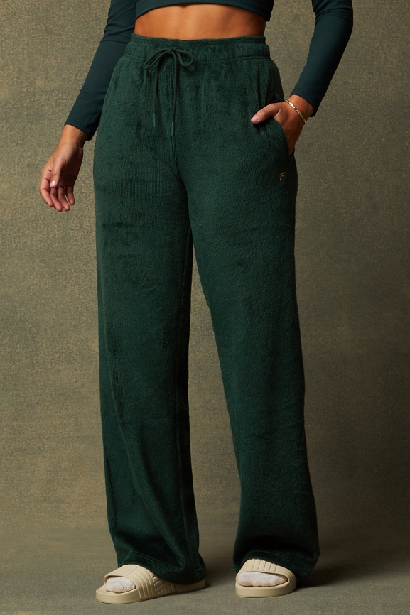 Cozy Cord High Waisted Wide Leg Pant