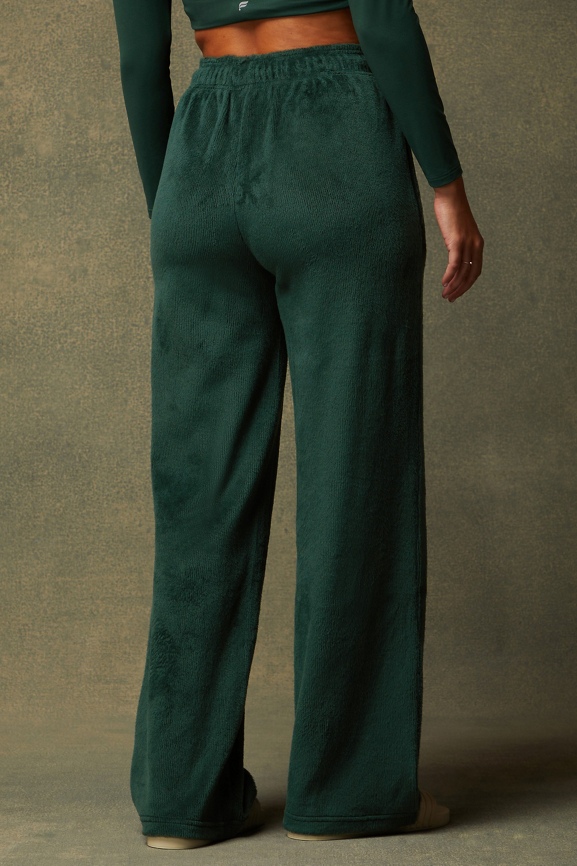 Cozy Cord High Waisted Wide Leg Pant