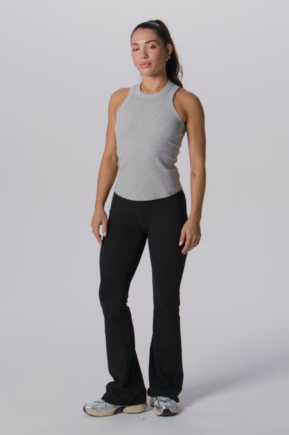 Oasis PureLuxe High-Waisted Pocketed Kick Flare - Fabletics
