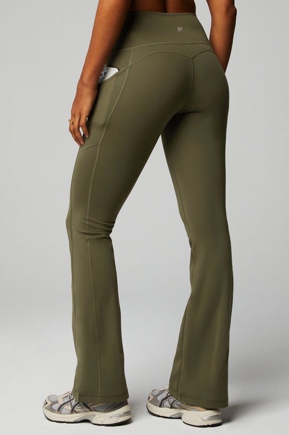 Leggings Fabletics Green size 4 US in Polyester - 27217341