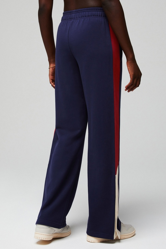 Year Round Terry Wide Leg Snap Pant - Fabletics