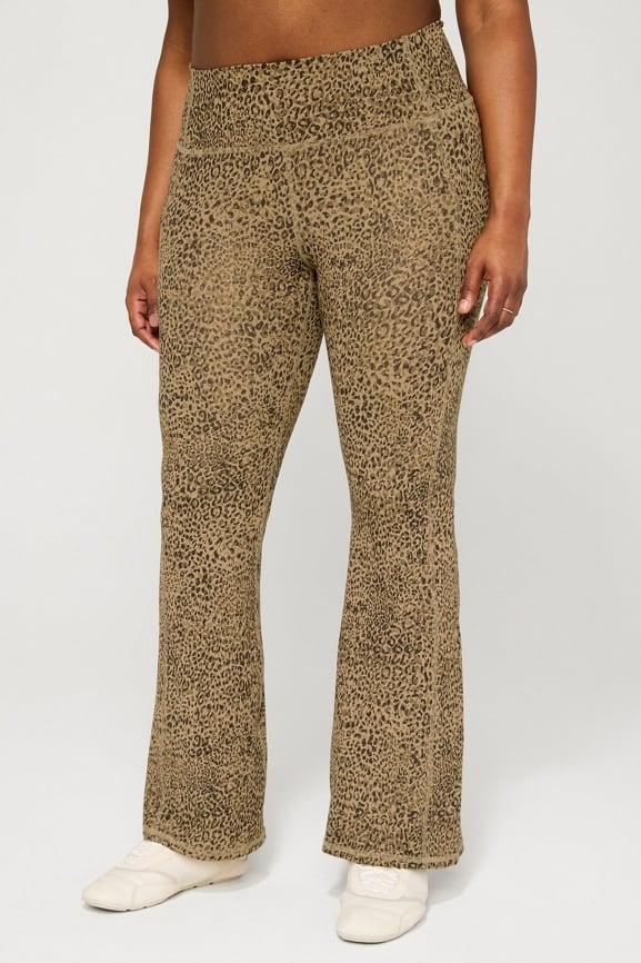 Oasis PureLuxe High-Waisted Pocketed Kick Flare