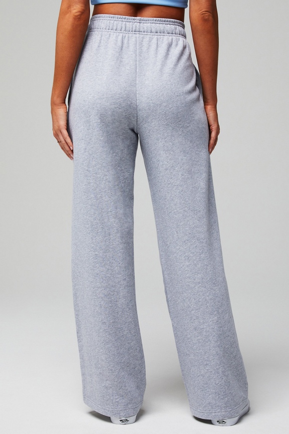 Year Round Terry Wide Leg Sweatpant