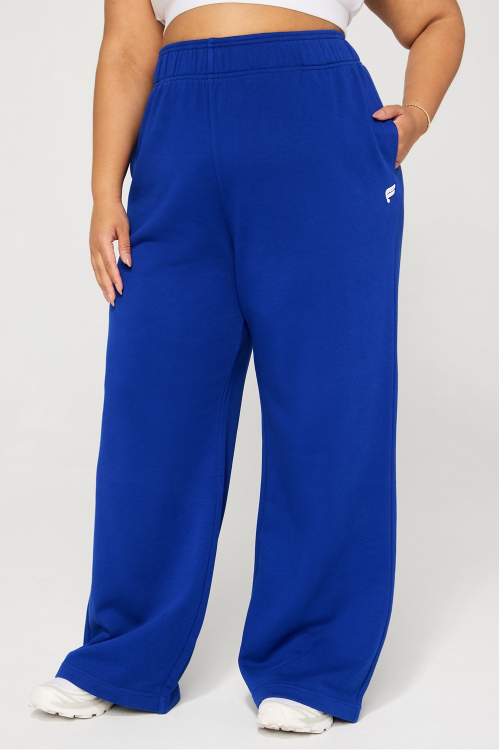 【BeDevil】Classic Logo Terry Pants Easel Washed Terry Knit Wide Leg Pants in Black – June Adel