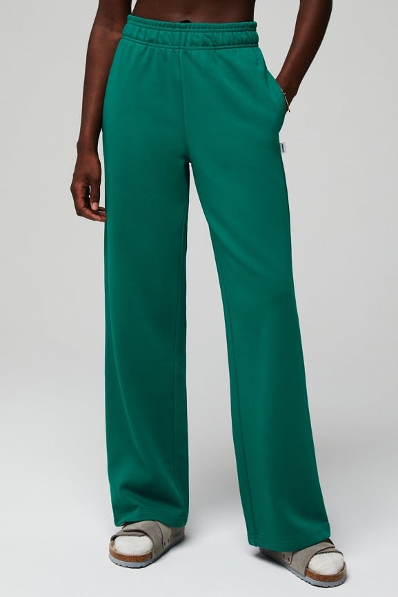 Year Round Terry Wide Leg Sweatpant