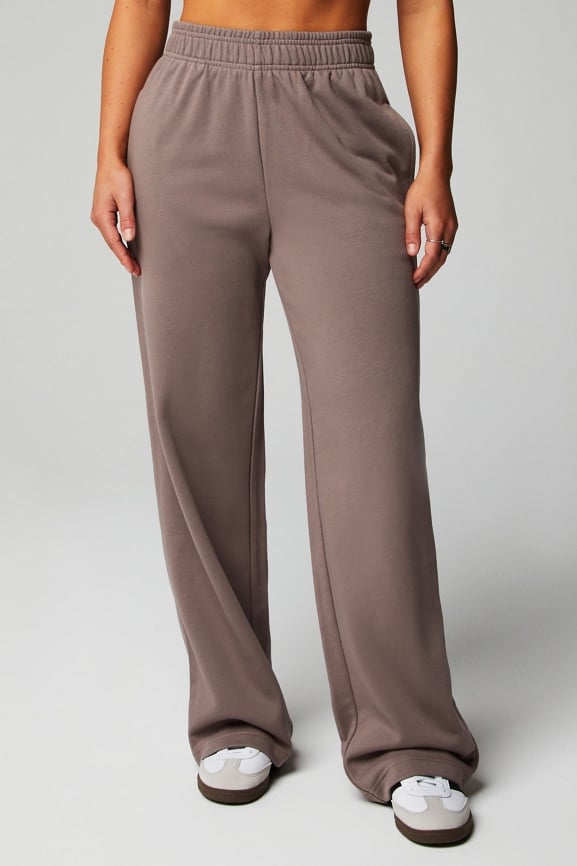 Year Round Terry Wide Leg Pant