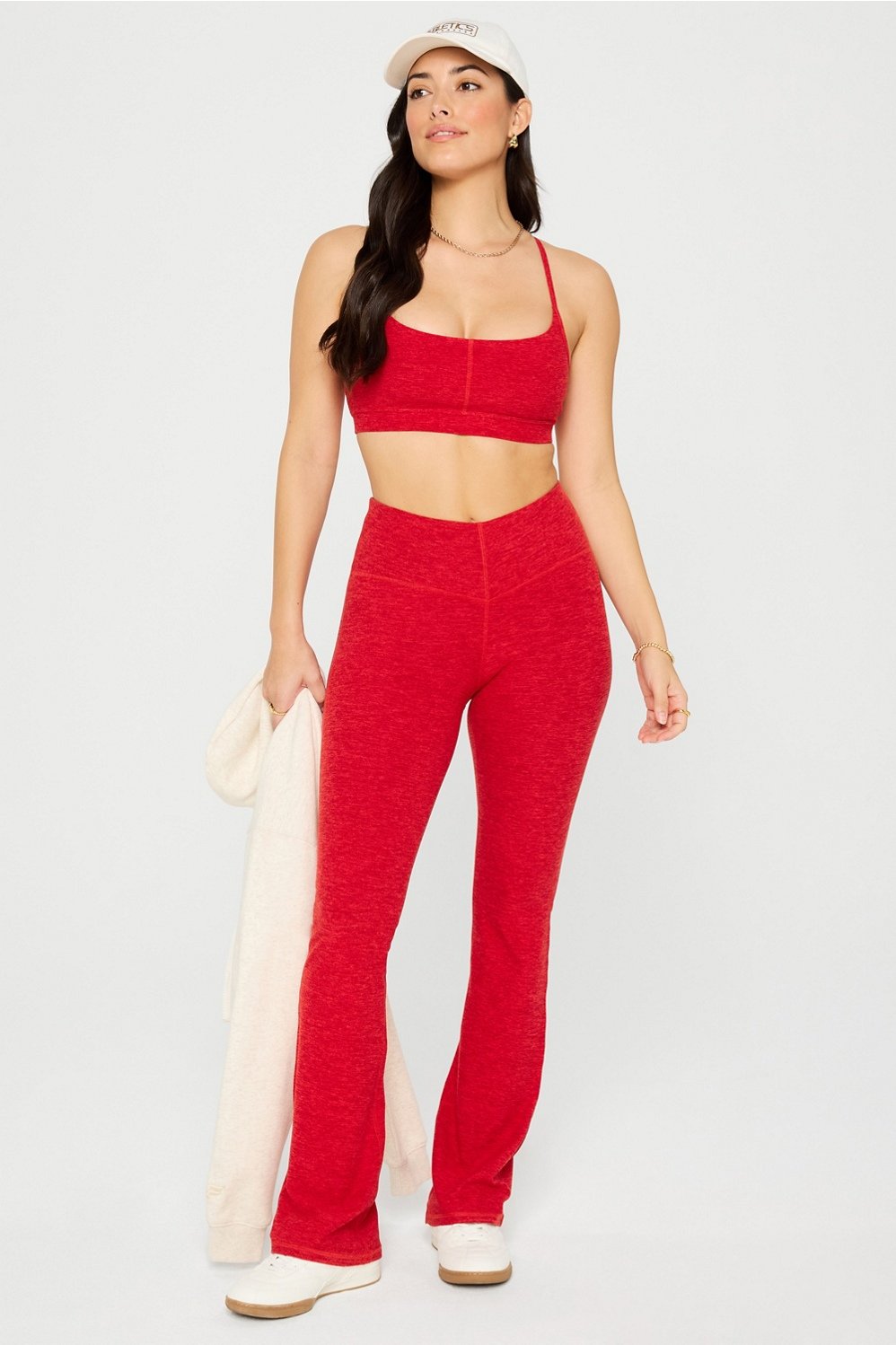 HeatherFlex High-Waisted Mini Flare - - {brand}