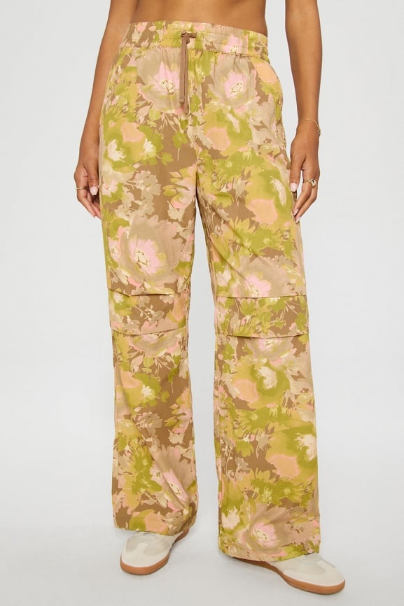 Woven Crinkle Pant