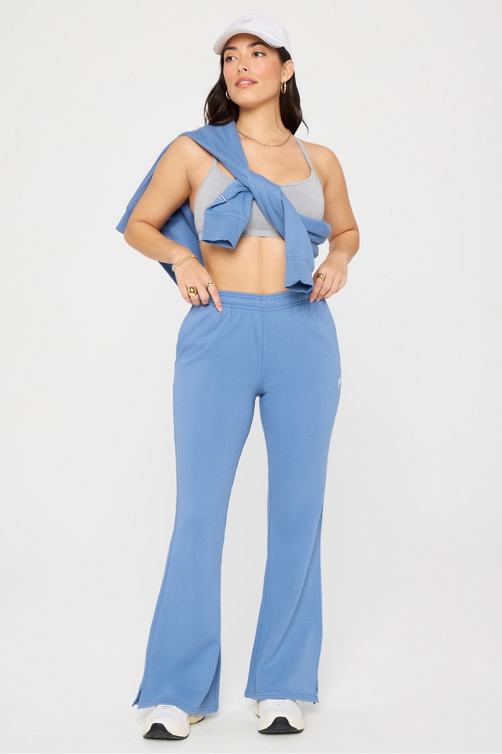 ★2025SS新作★glowny★TEDDY FOLDING FLARE PANTS GLOWNY Teddy Folding Flare Pants - Milk Bear | International