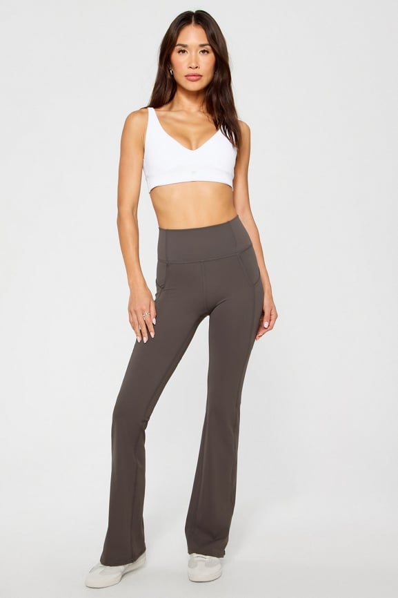 Oasis PureLuxe High-Waisted Pocketed Kick Flare