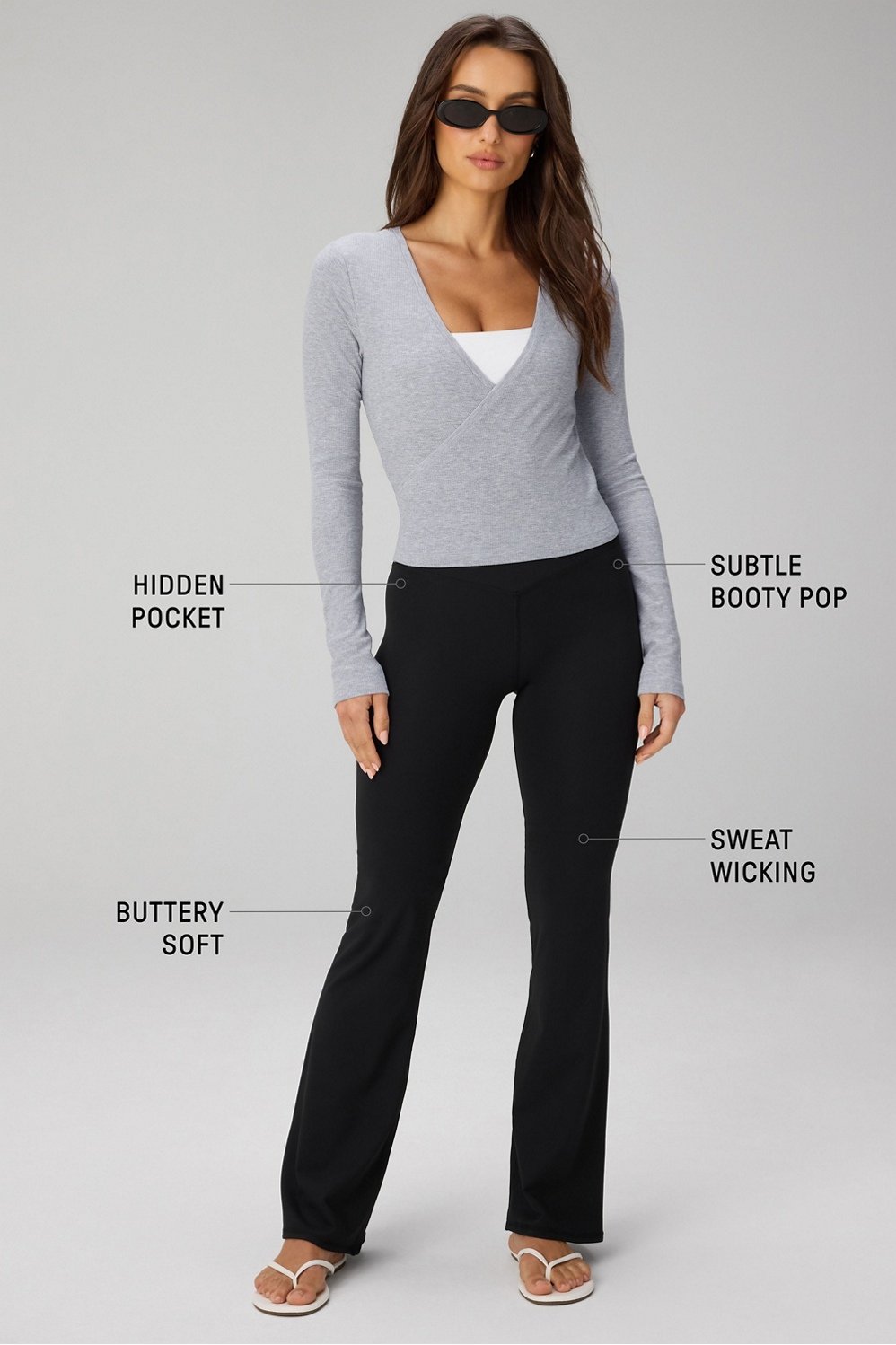 PureLuxe High-Waisted TLC Kick Flare