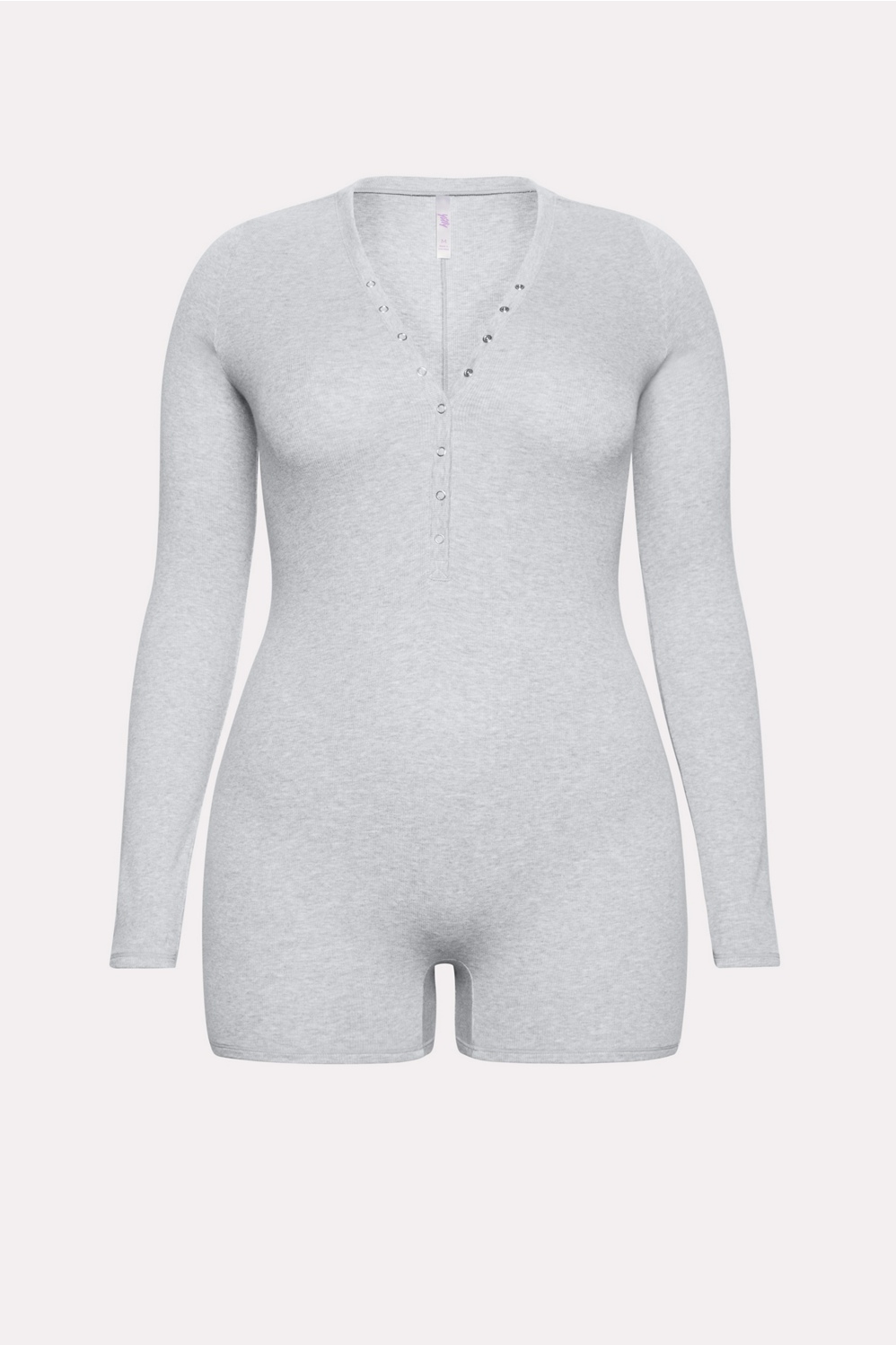Soft Rib Henley Onesie