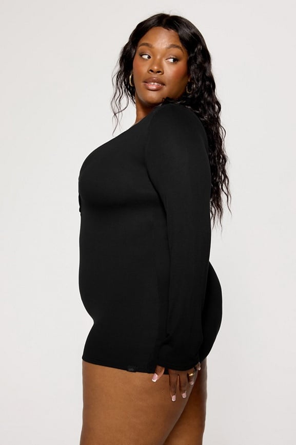 Soft Rib Henley Onesie