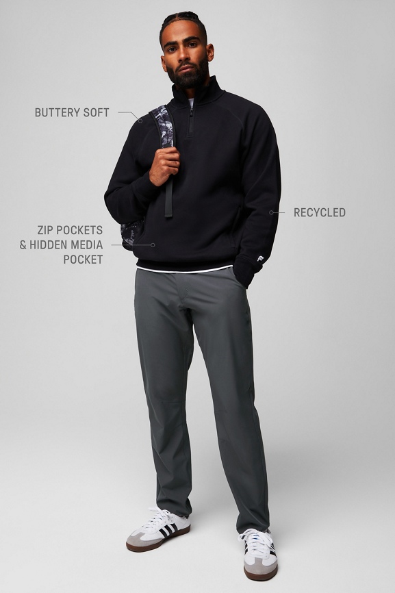 Quarter zip with pockets hotsell