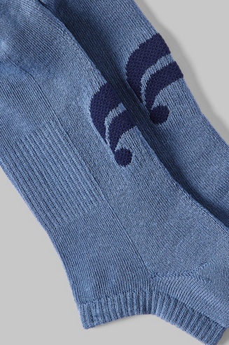 Fabletics Socks Womens Small/Medium 9in cellibrate socks denim blue new  with tag