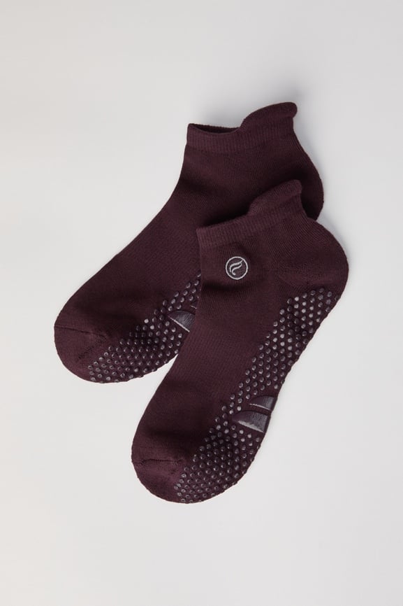The Powerhouse Quarter Crew Grip Sock