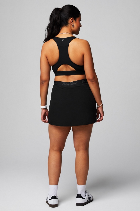 Woven Pocket Skirt With Built-In Short